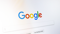 The Google search page open in a web browser