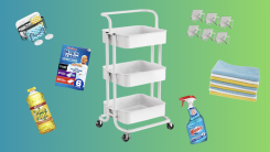 Products for a cleaning cart