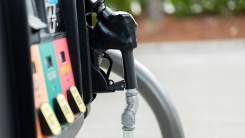 close up of a gas pump