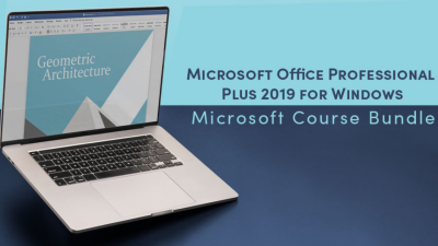 Microsoft Office Professional Plus 2019 for Windows & Microsoft Course Bundle