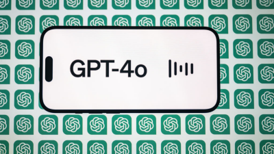 A phone with GPT-4o open