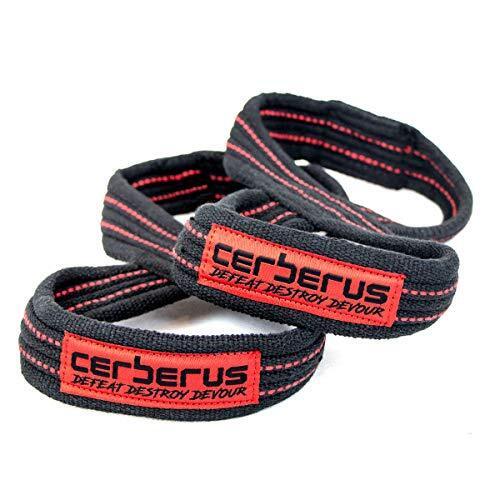 CERBERUS Strength USA Elite Figure 8 Lifting Straps- Perfect for HEAVY deadlifts, shrugs and weightlifting