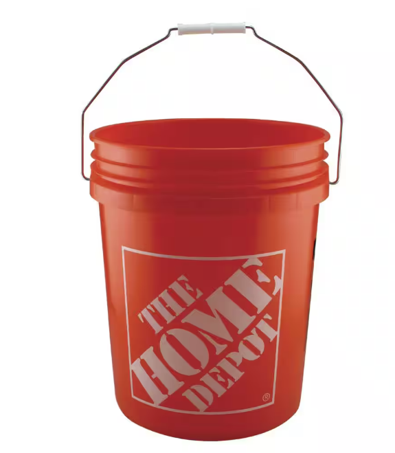 5 Gallon Orange Bucket