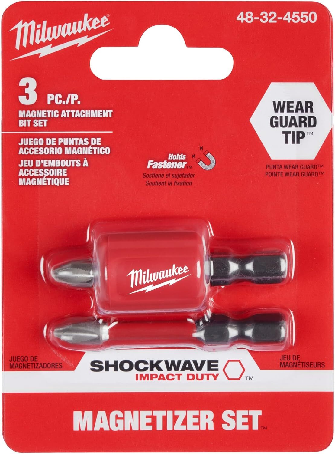 Milwaukee Impact Grade Magnetizer Philips Head 2-pack