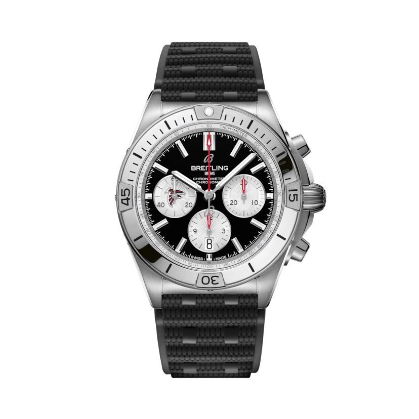 Chronomat B01 42 NFL Atlanta Falcons Edition Black | V-DIAL-COLOR-5686 dial, AB01342B1B3S1