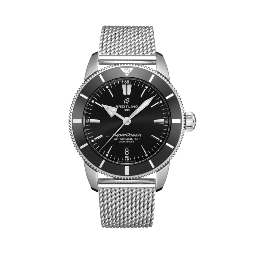 Superocean Heritage B20 Automatic 44 Black | V-DIAL-COLOR-5686 dial, AB2030121B1A1